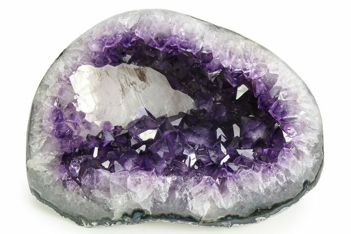 Brilliant Deep-Purple Amethyst Geode - Uruguay #342465